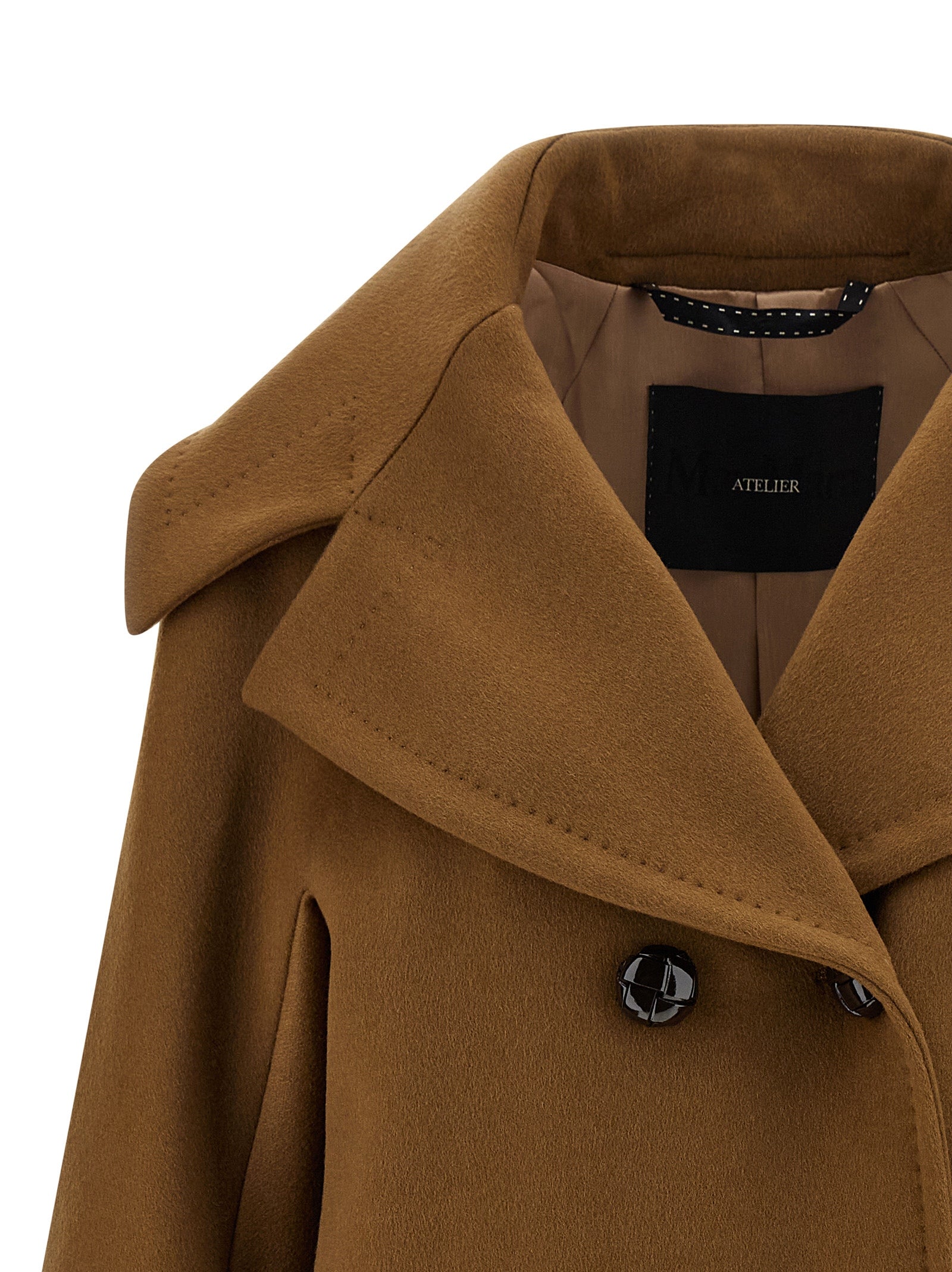 Brauner Kaschmir-Mantel Max Mara