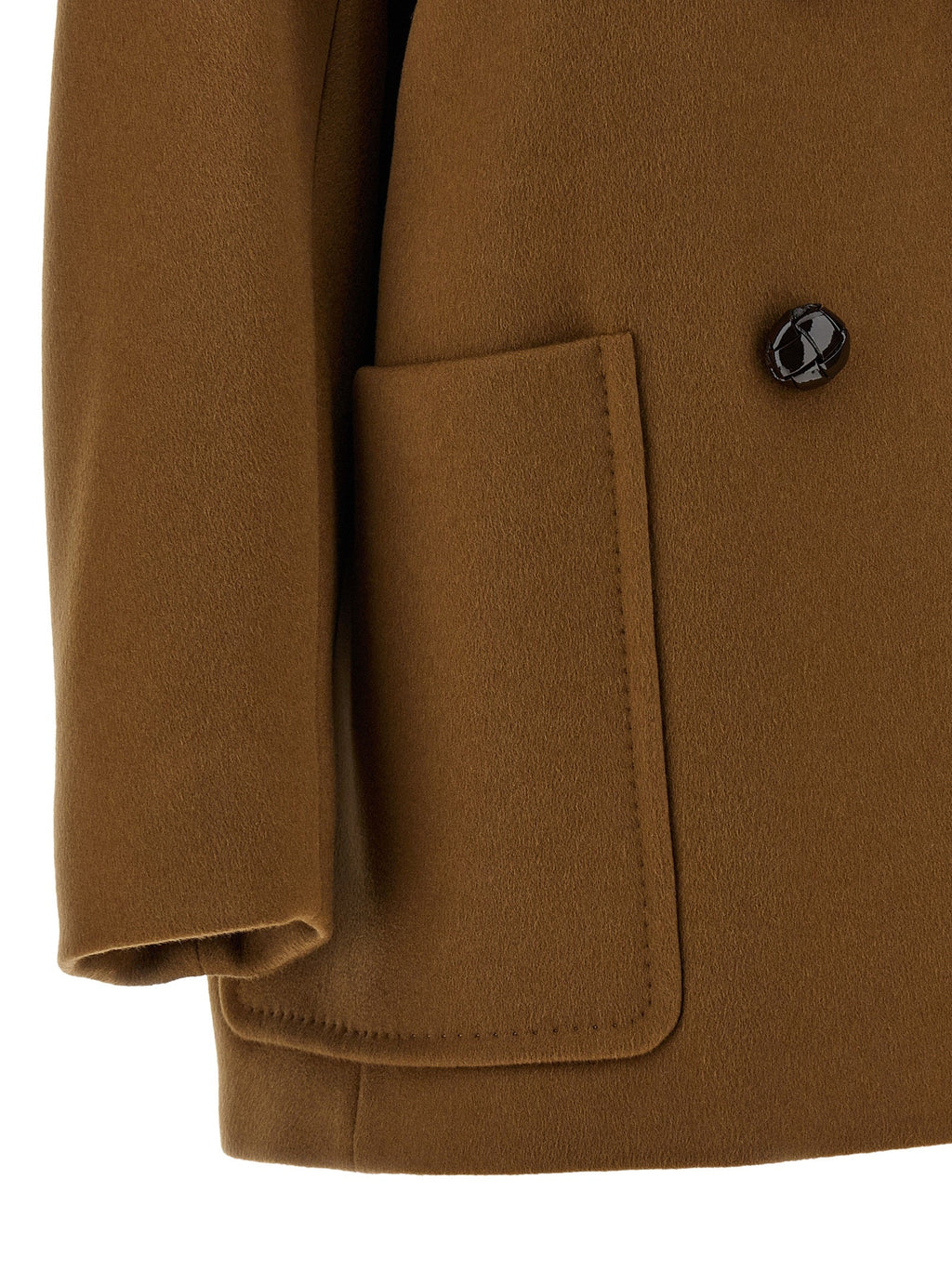 Brauner Kaschmir-Mantel Max Mara