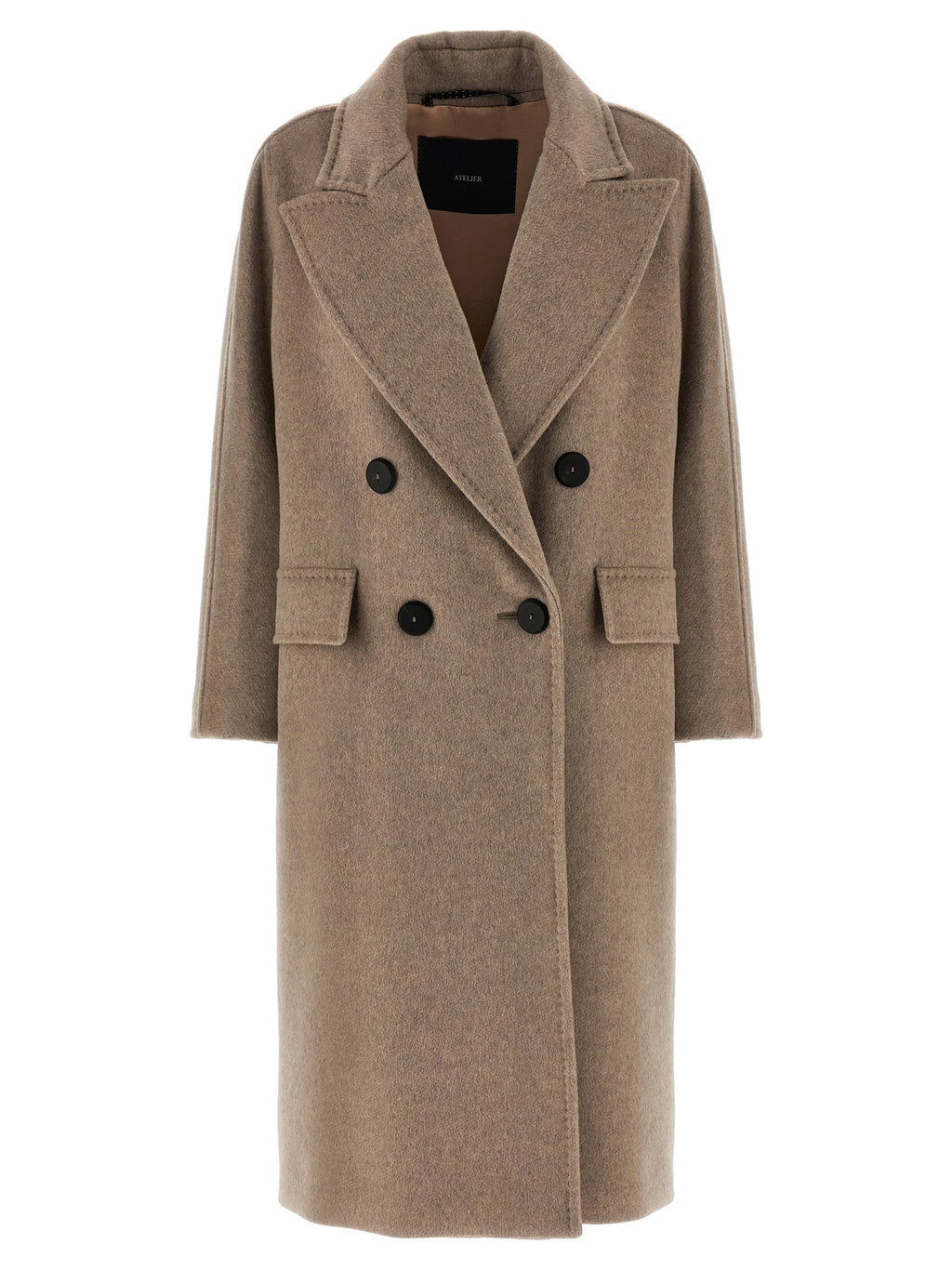 Beiger Kaschmir-Mantel Max Mara