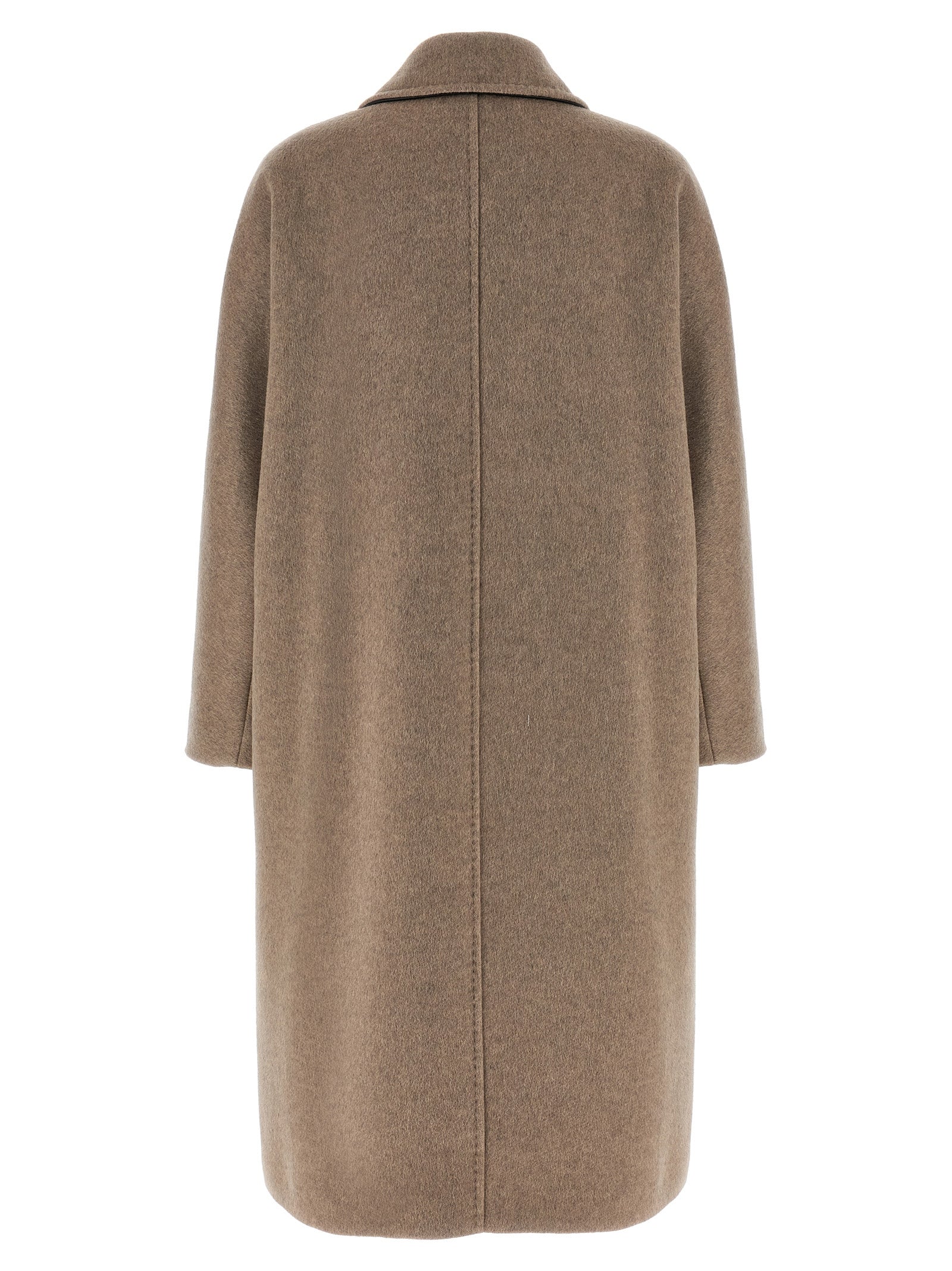 Beiger Kaschmir-Mantel Max Mara
