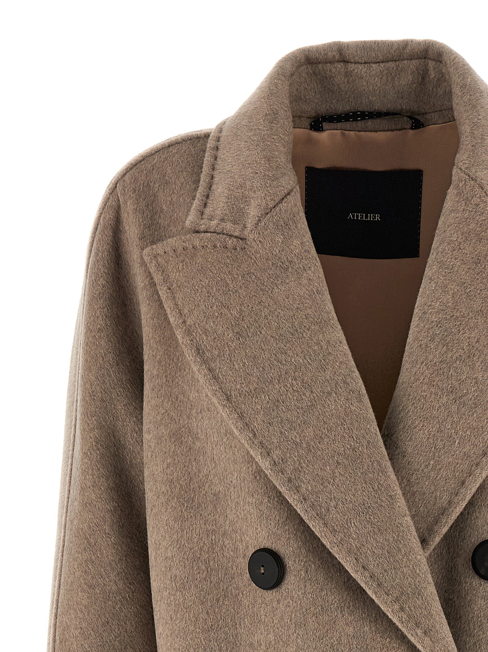 Beiger Kaschmir-Mantel Max Mara