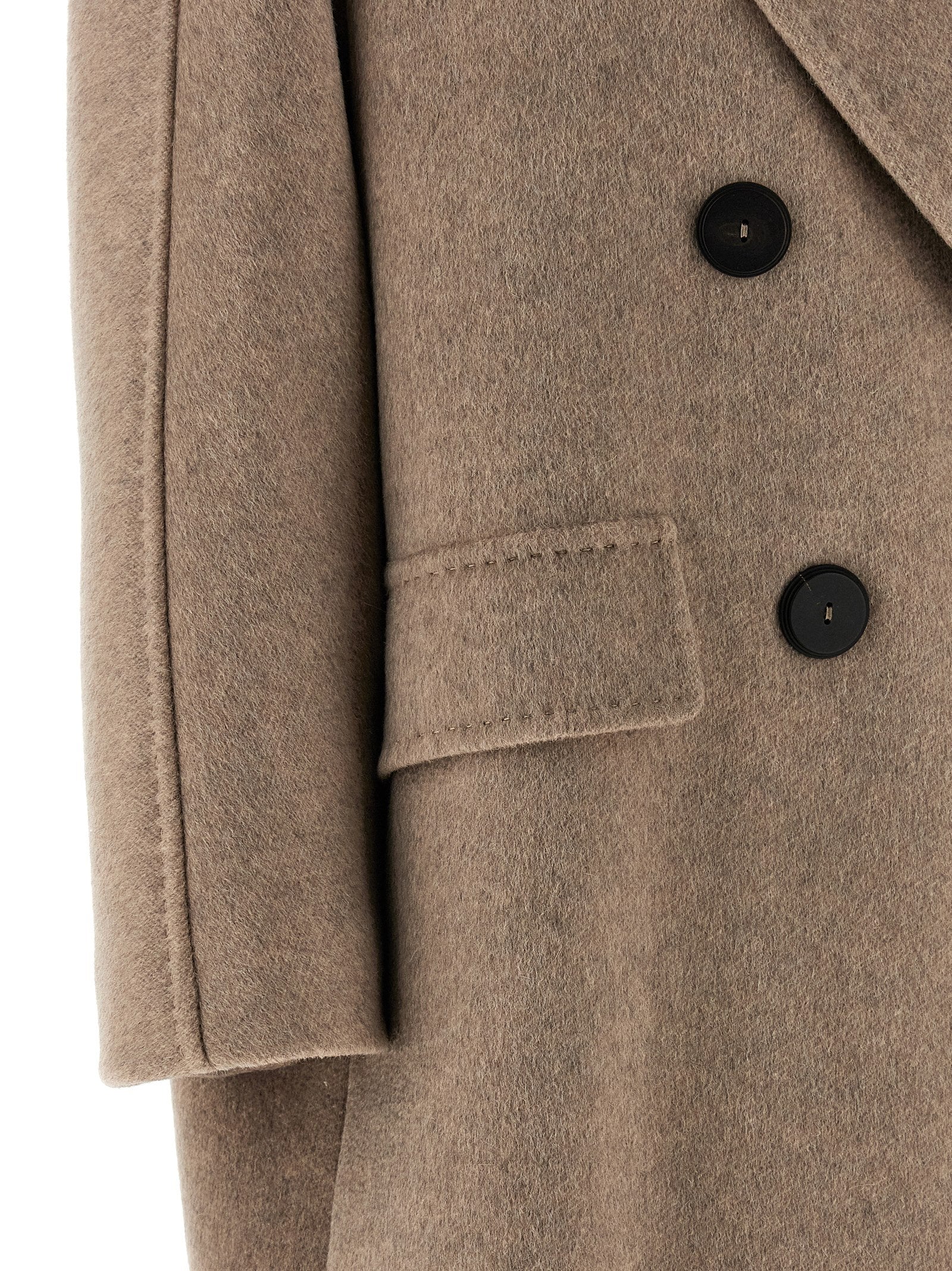Beiger Kaschmir-Mantel Max Mara