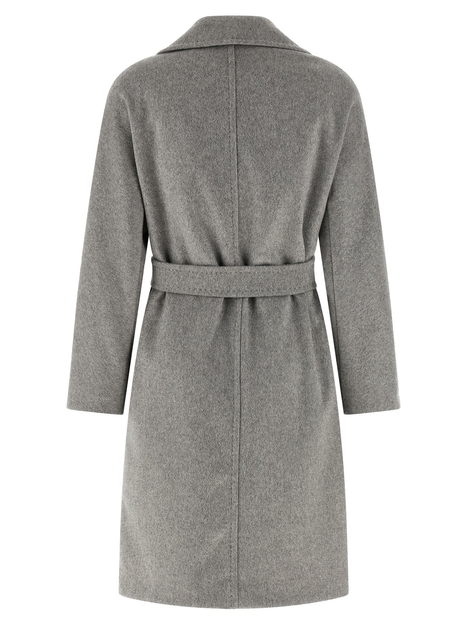 Grauer Kaschmir-Mantel Max Mara