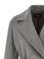Grauer Kaschmir-Mantel Max Mara