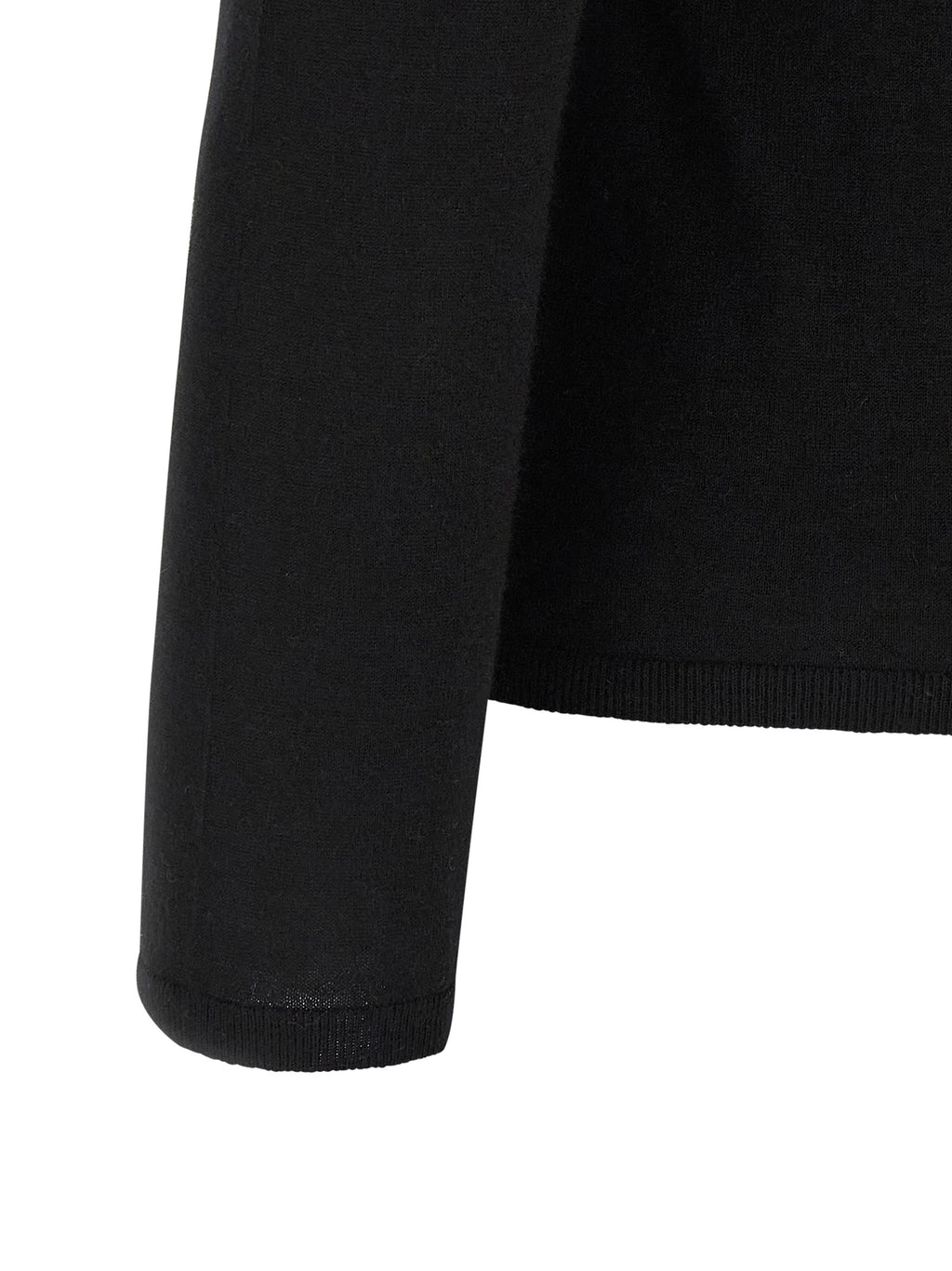 Schwarzer Kaschmir-Cardigan
