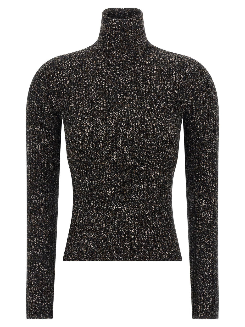 Schwarzer Wollcardigan