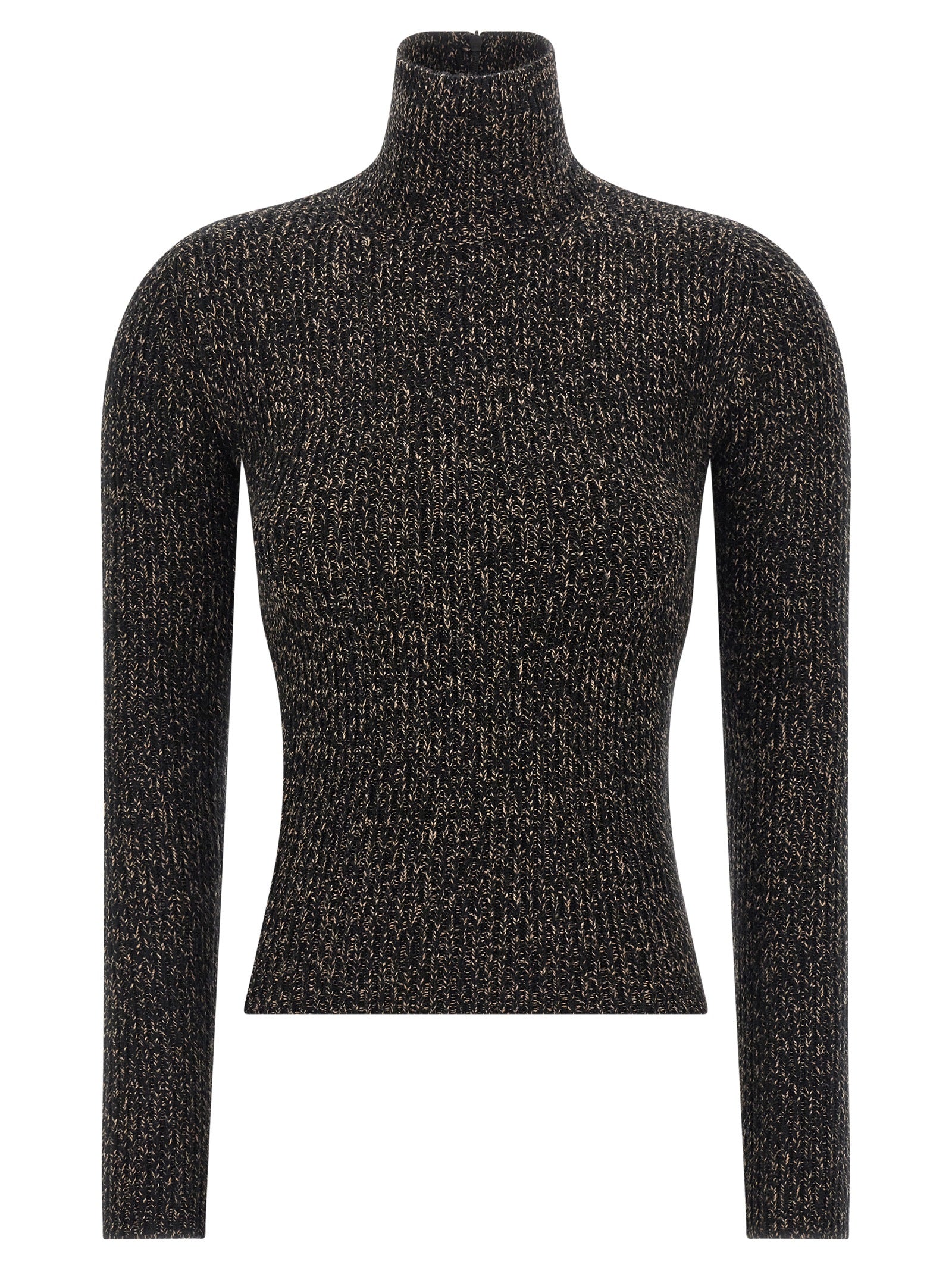 Schwarzer Wollcardigan