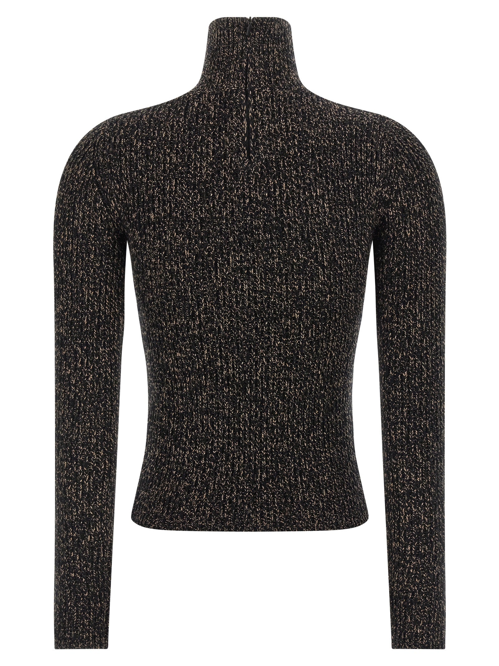 Schwarzer Wollcardigan