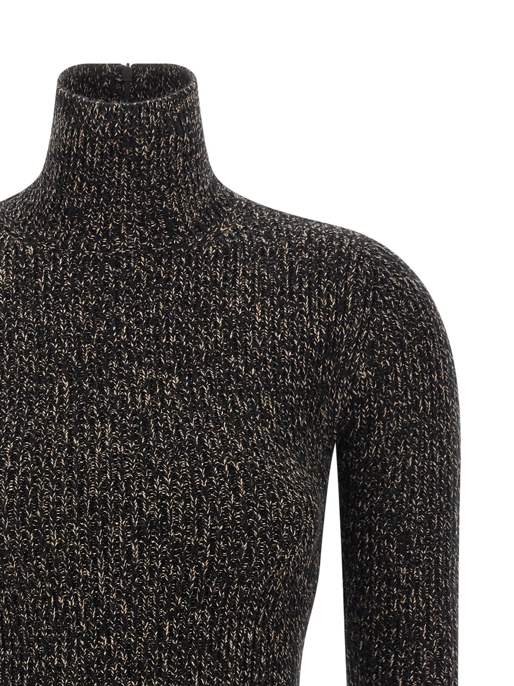 Schwarzer Wollcardigan