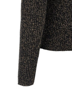 Schwarzer Wollcardigan