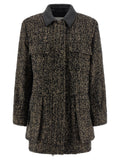 Mehrfarbige Jacke aus reiner Schurwolle