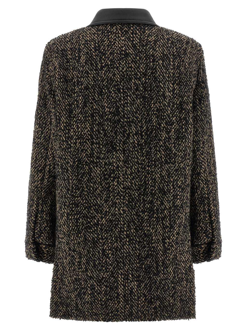 Mehrfarbige Jacke aus reiner Schurwolle