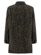 Mehrfarbige Jacke aus reiner Schurwolle