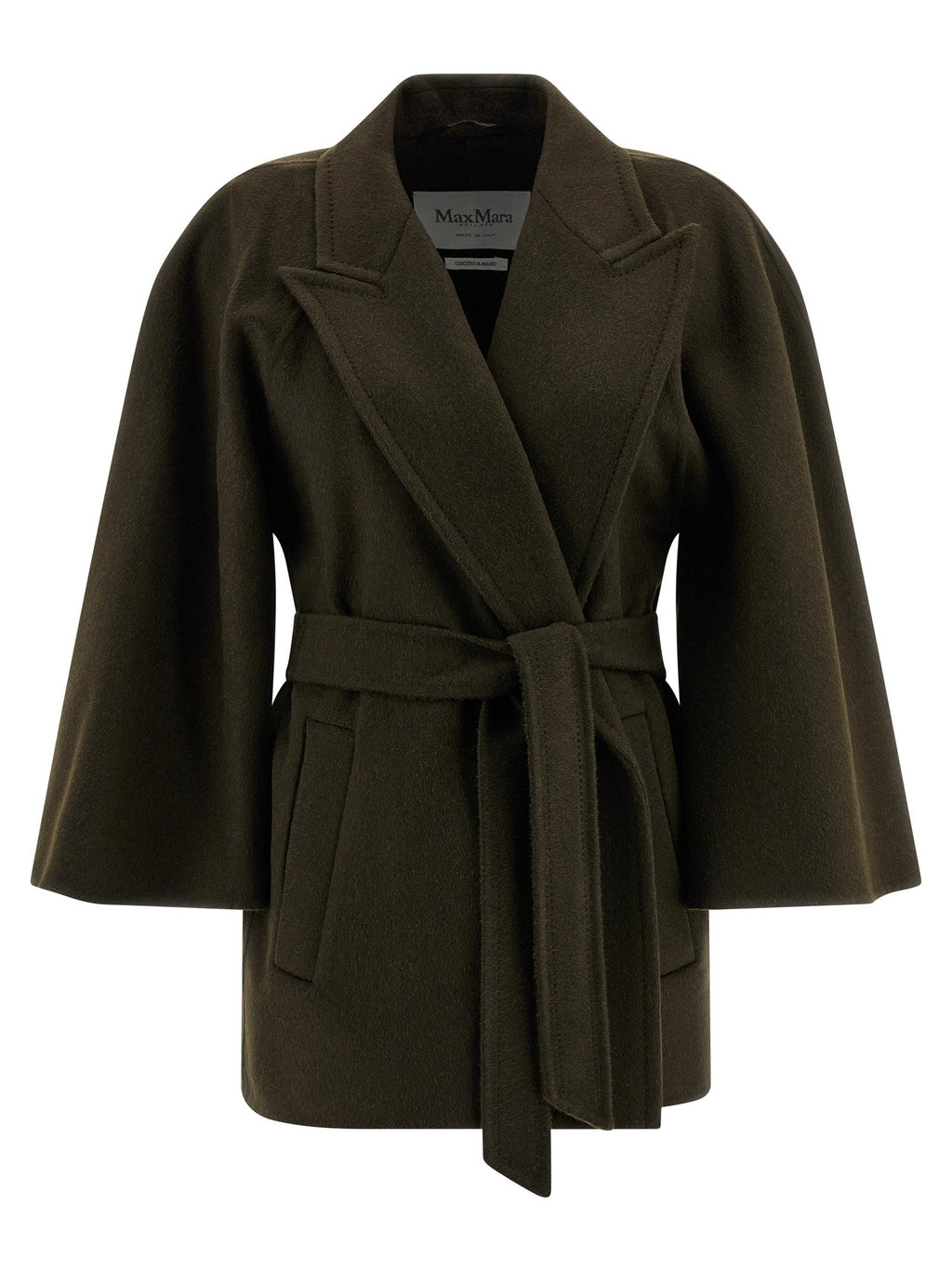 Zweifarbiger Wollmantel Max Mara