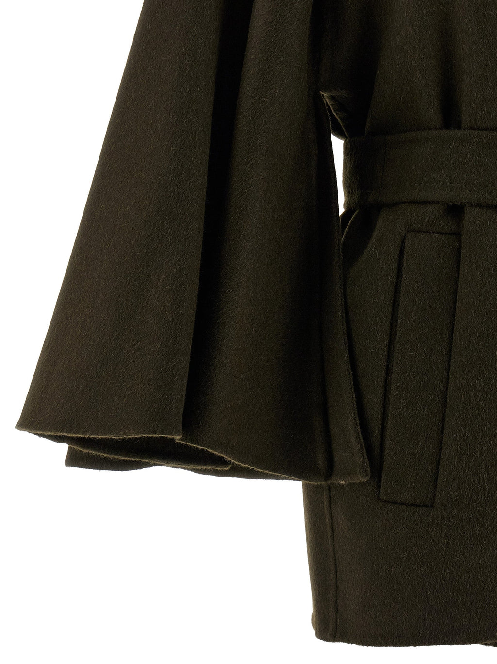 Zweifarbiger Wollmantel Max Mara