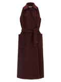 Bordeaux Wollmantel Max Mara