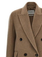 Beiger Kaschmir-Mantel Max Mara