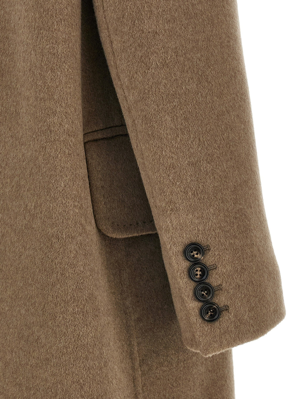 Beiger Kaschmir-Mantel Max Mara
