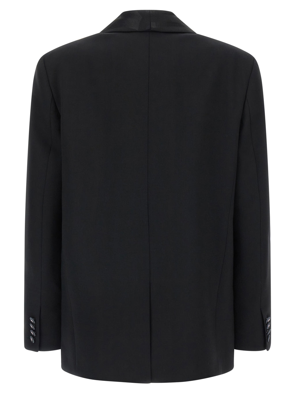 Schwarzer Blazer aus reiner Schurwolle