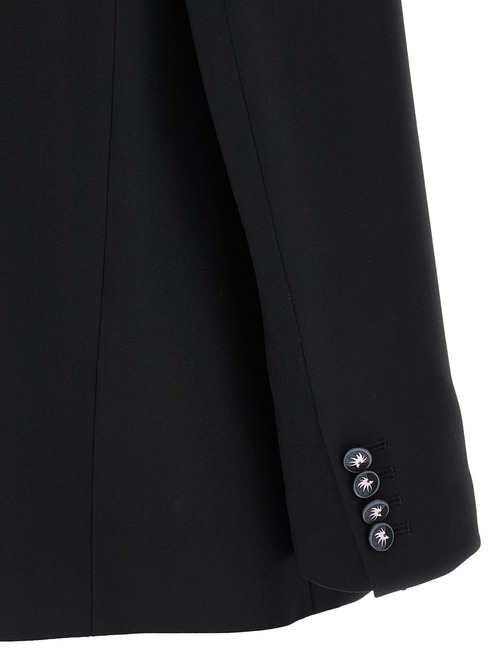 Schwarzer Blazer aus reiner Schurwolle