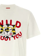 Weißes T-Shirt aus Baumwolle 325177