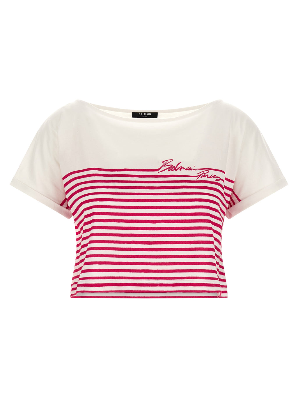 Fuchsia Cotton T-Shirt