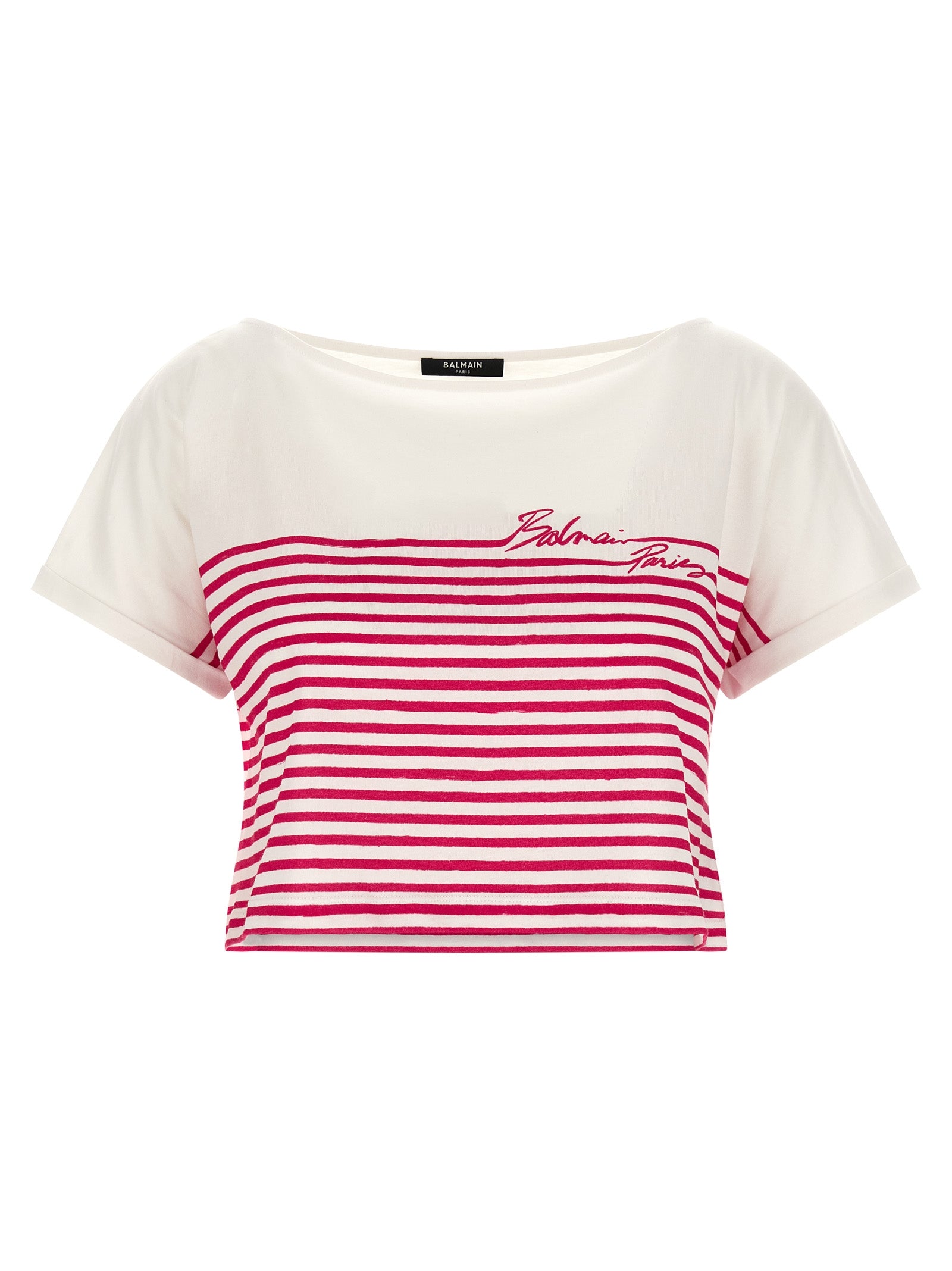 Fuchsia Cotton T-Shirt