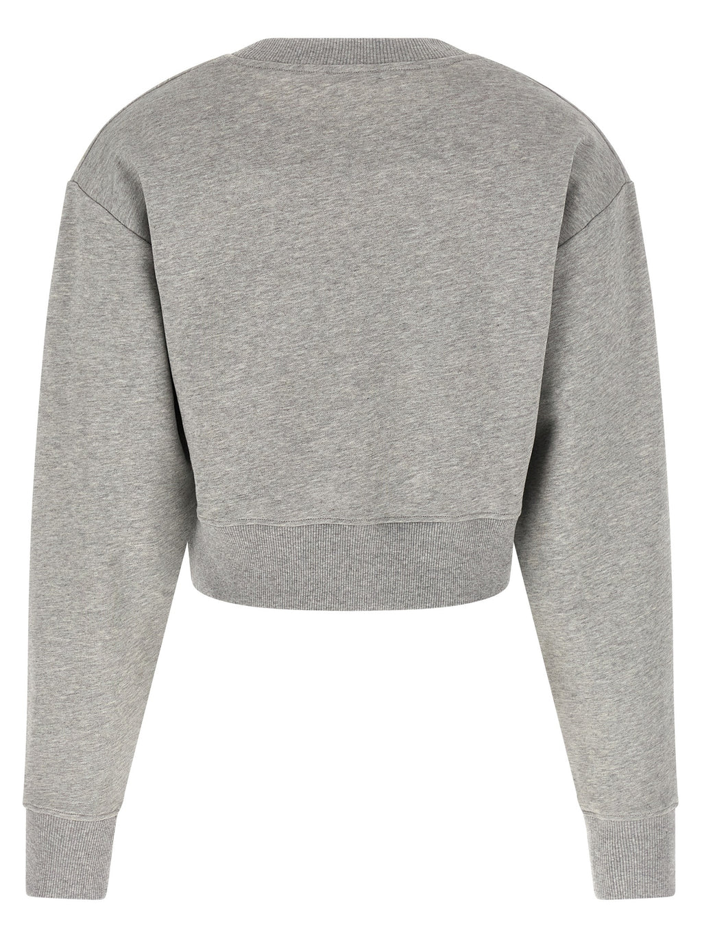 Grauer Baumwollpullover