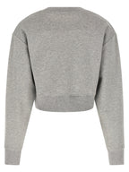 Grauer Baumwollpullover