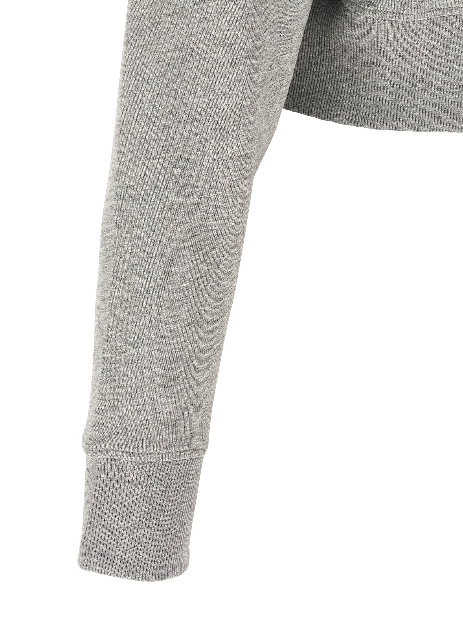 Grauer Baumwollpullover