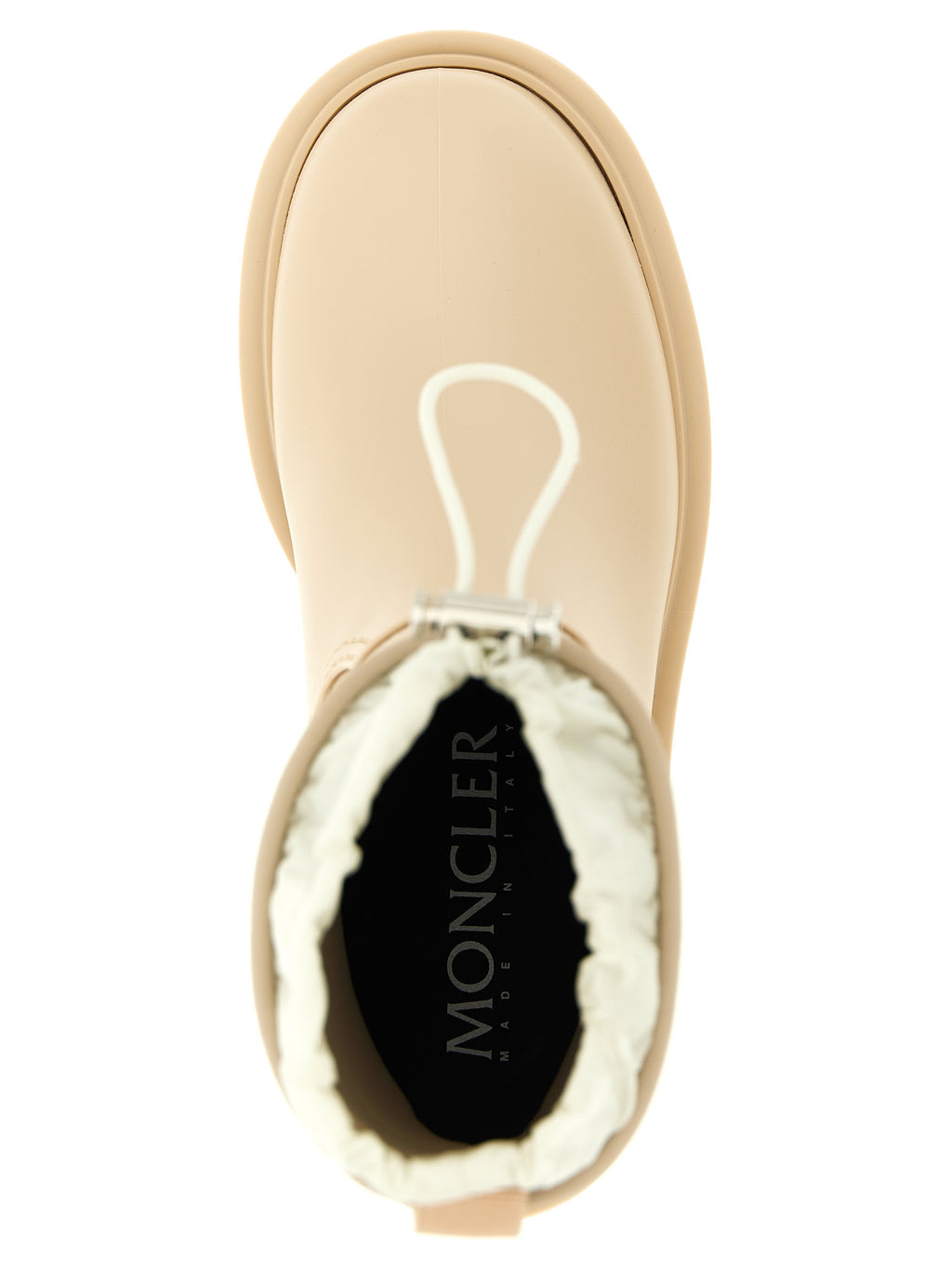 Beige PVC Stiefeletten