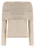 Beige Cashmere Cardigan