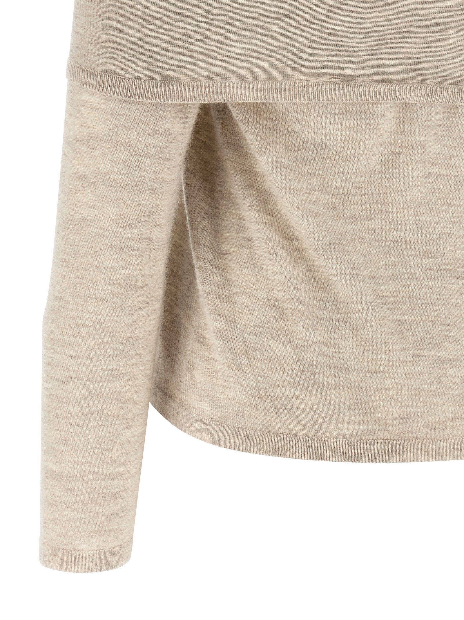 Beige Cashmere Cardigan