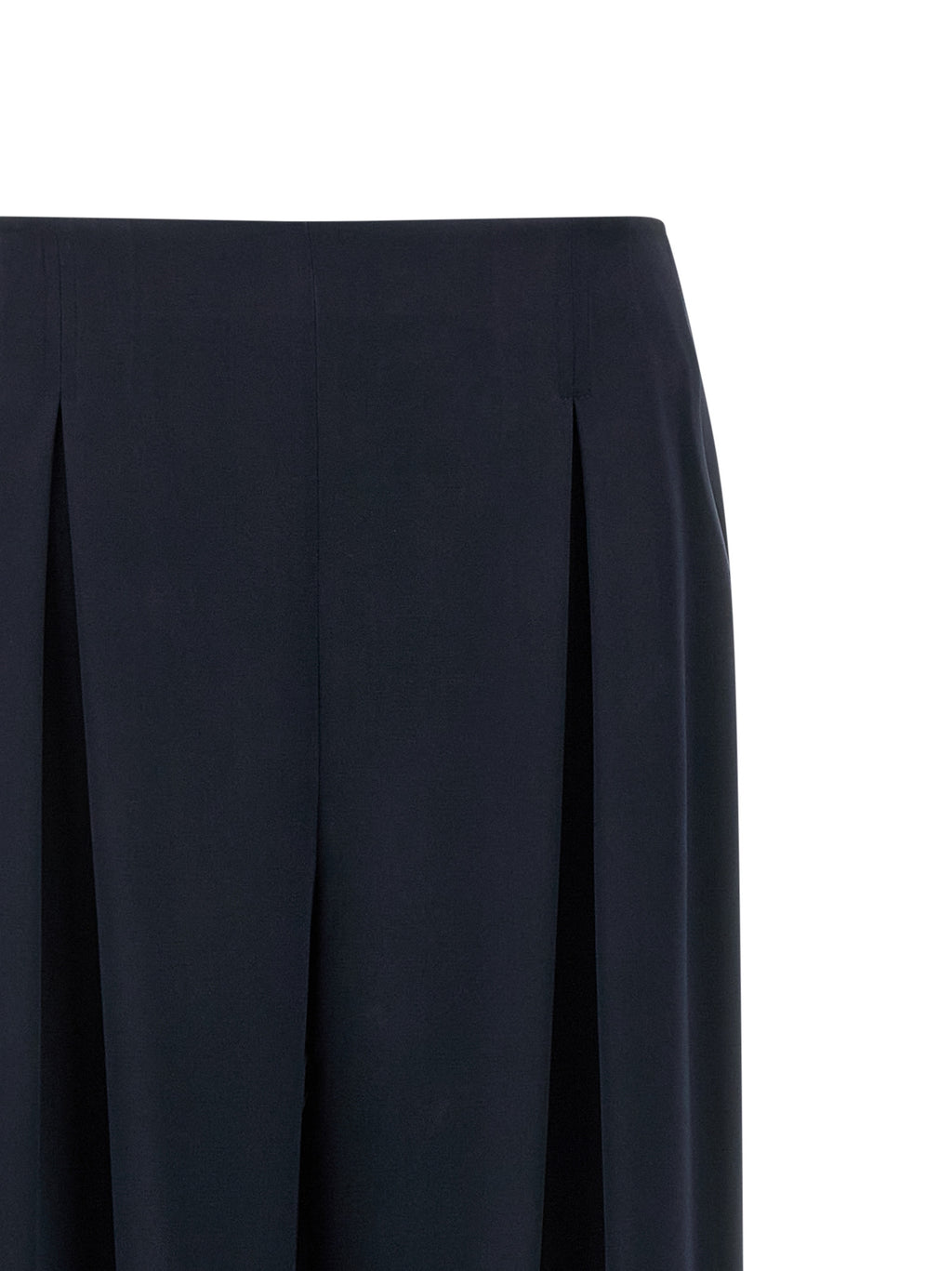 Blaue Seidenhose für die Freizeit