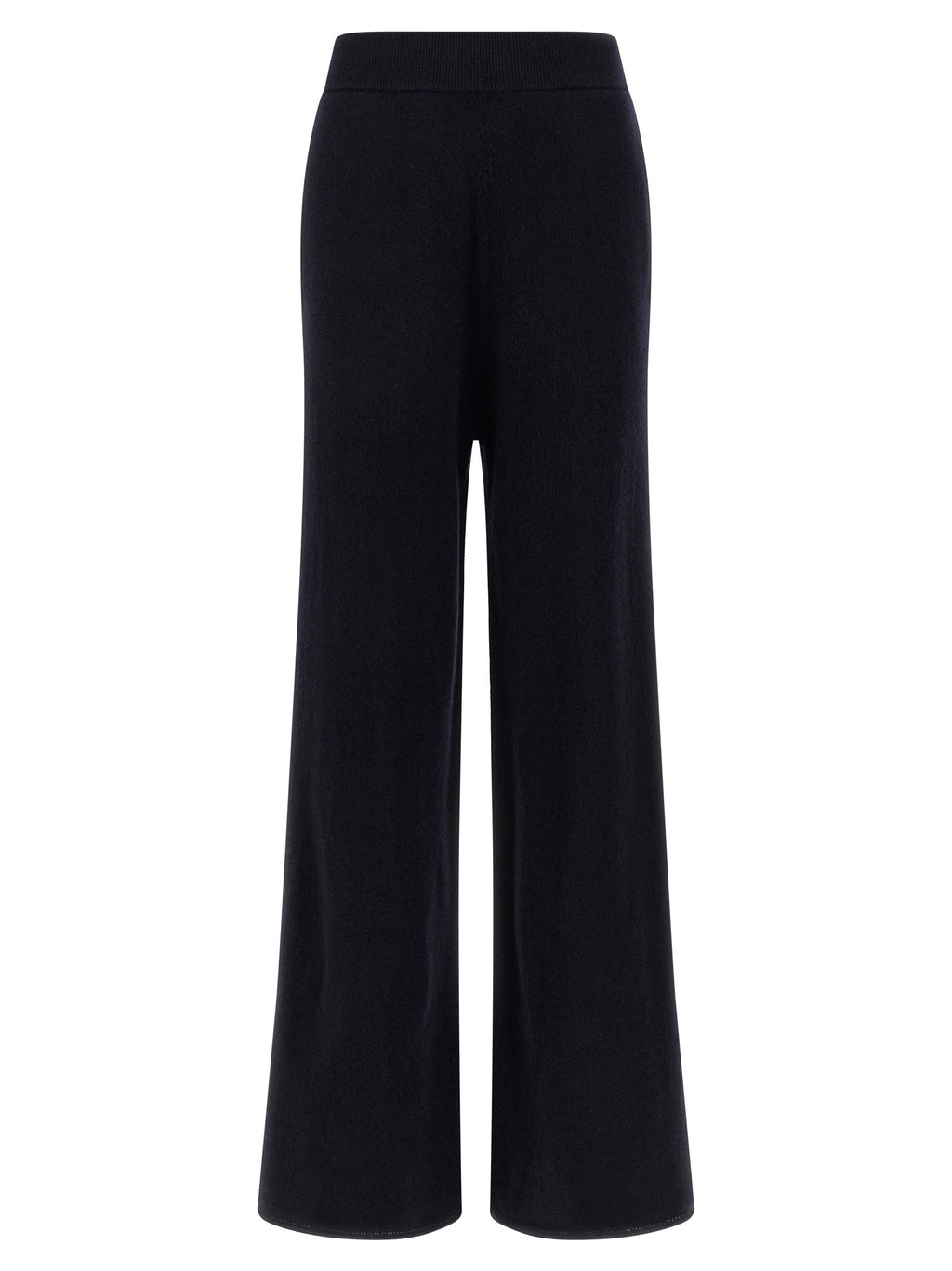 Blaue Kaschmir-Freizeithose