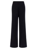 Blaue Kaschmir-Freizeithose