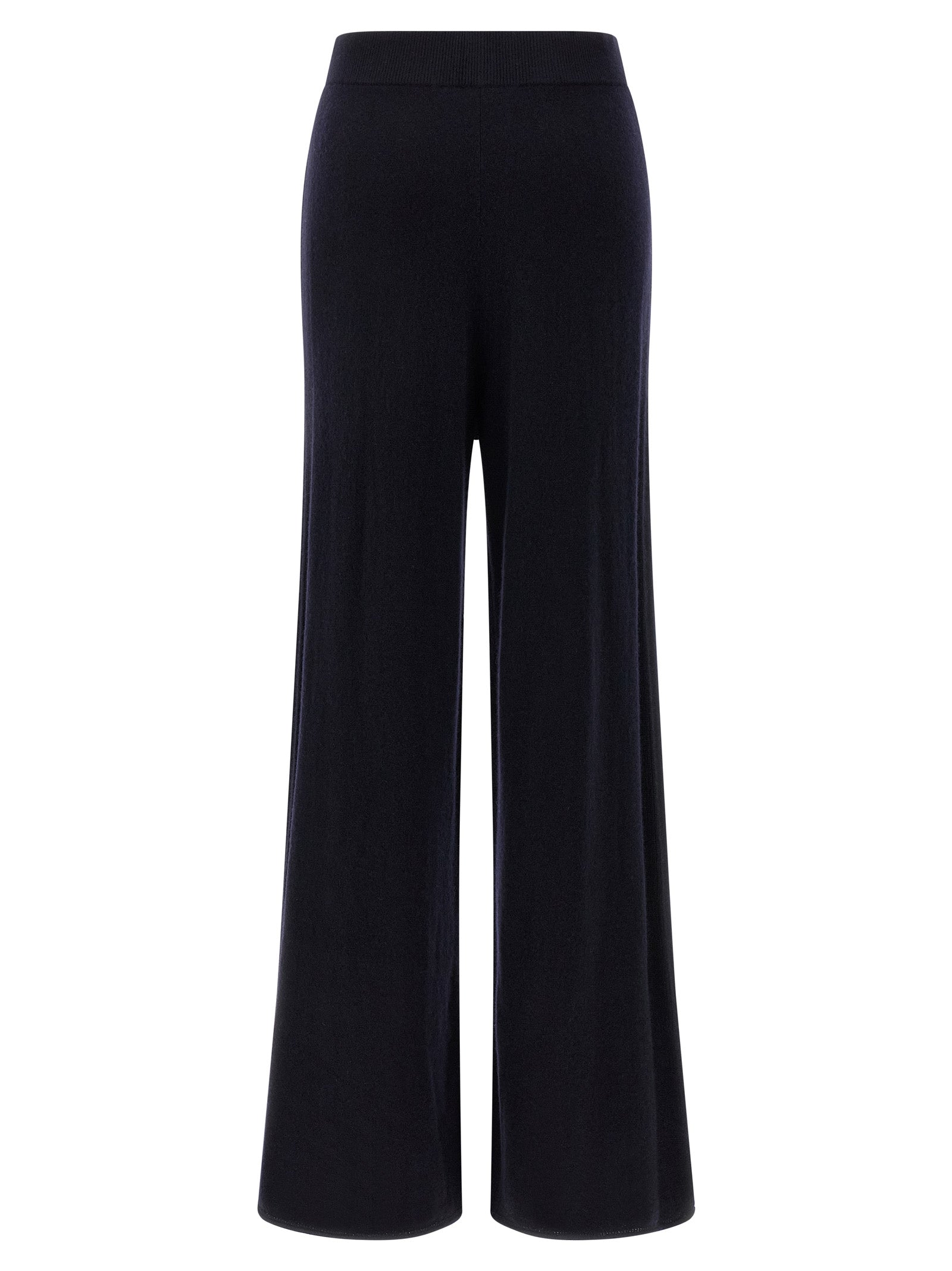 Blaue Kaschmir-Freizeithose