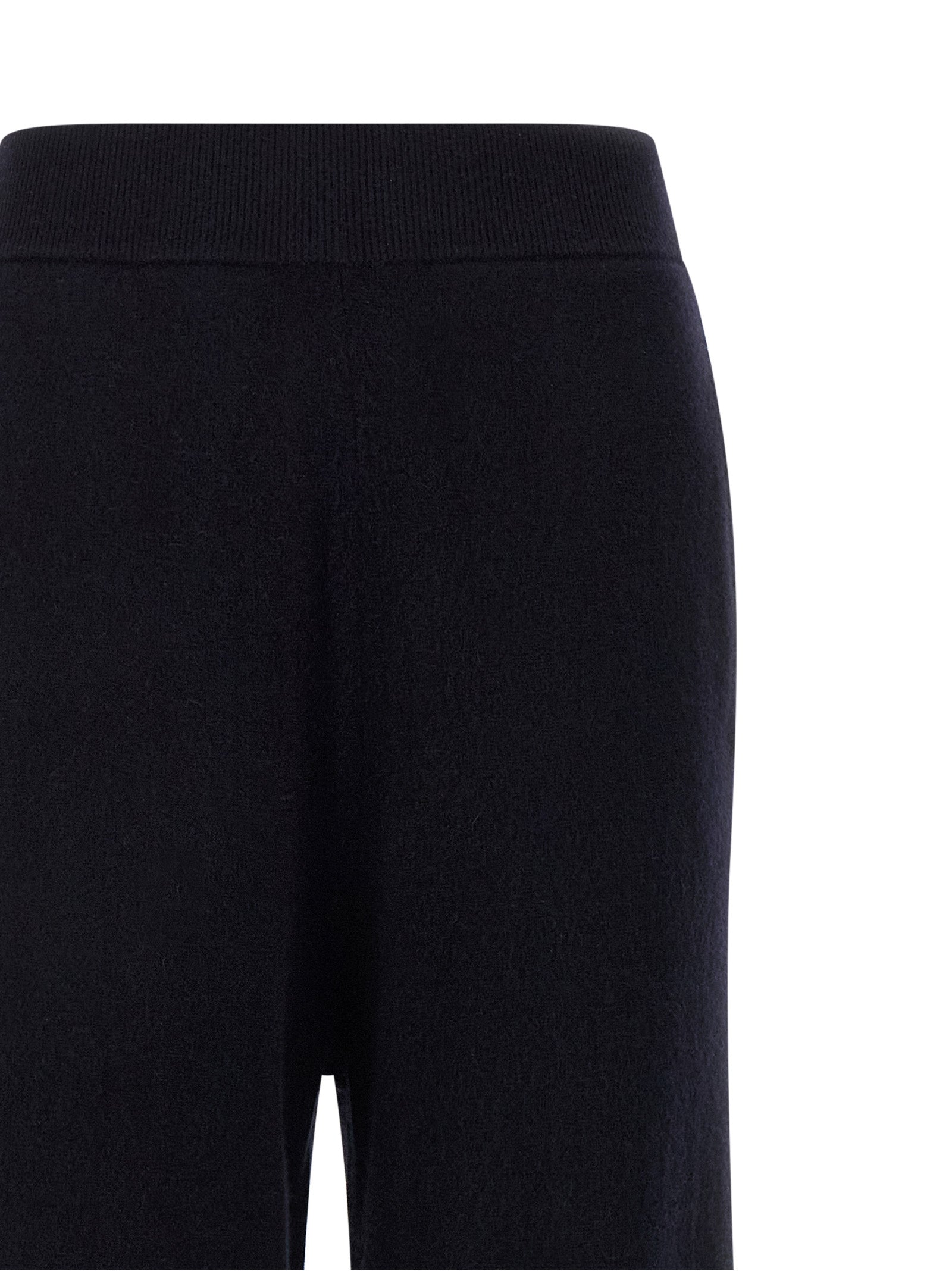 Blaue Kaschmir-Freizeithose