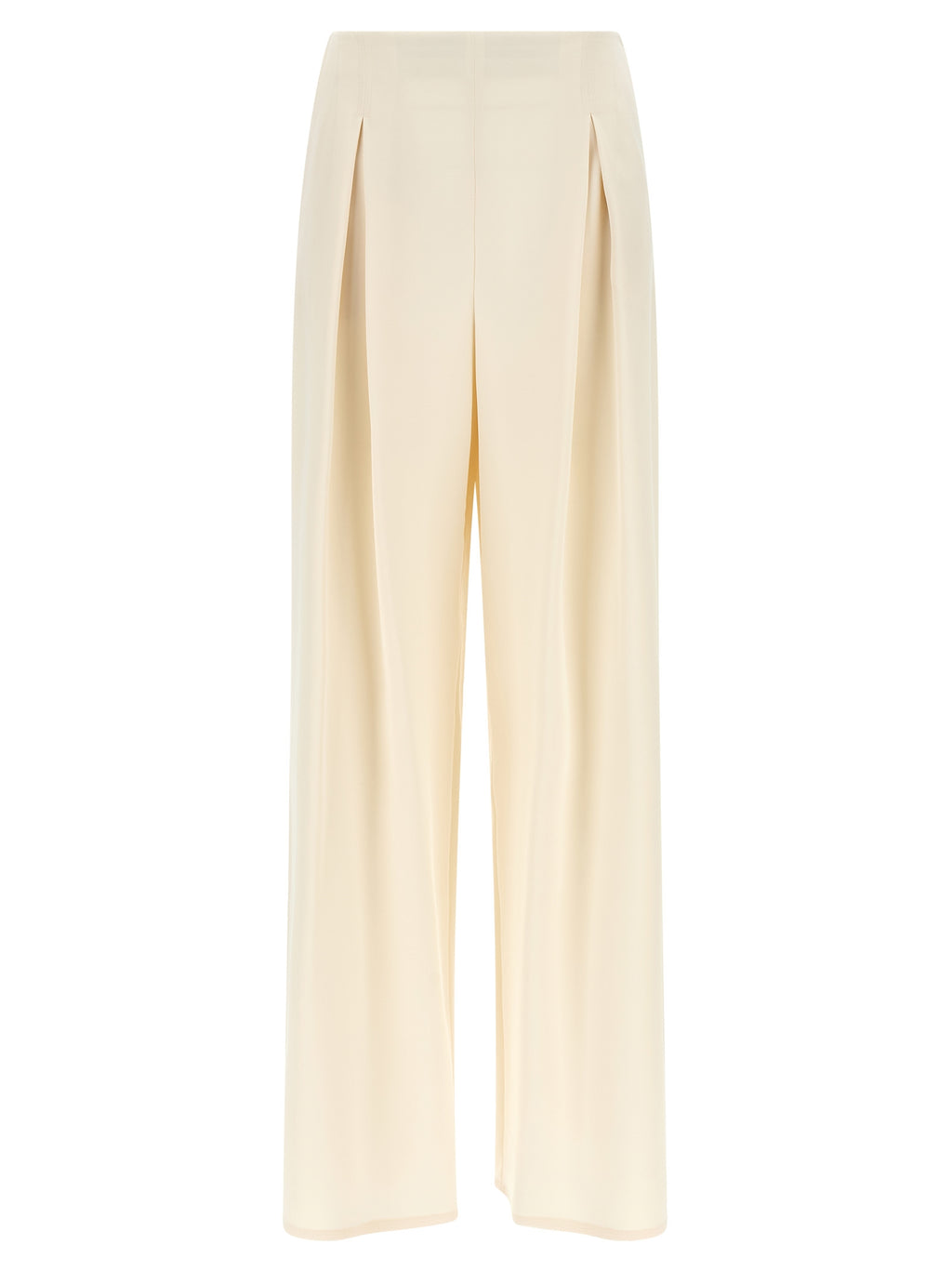 Weiße Seidenhose für den Alltag