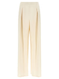 Weiße Seidenhose für den Alltag