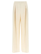 Weiße Seidenhose für den Alltag