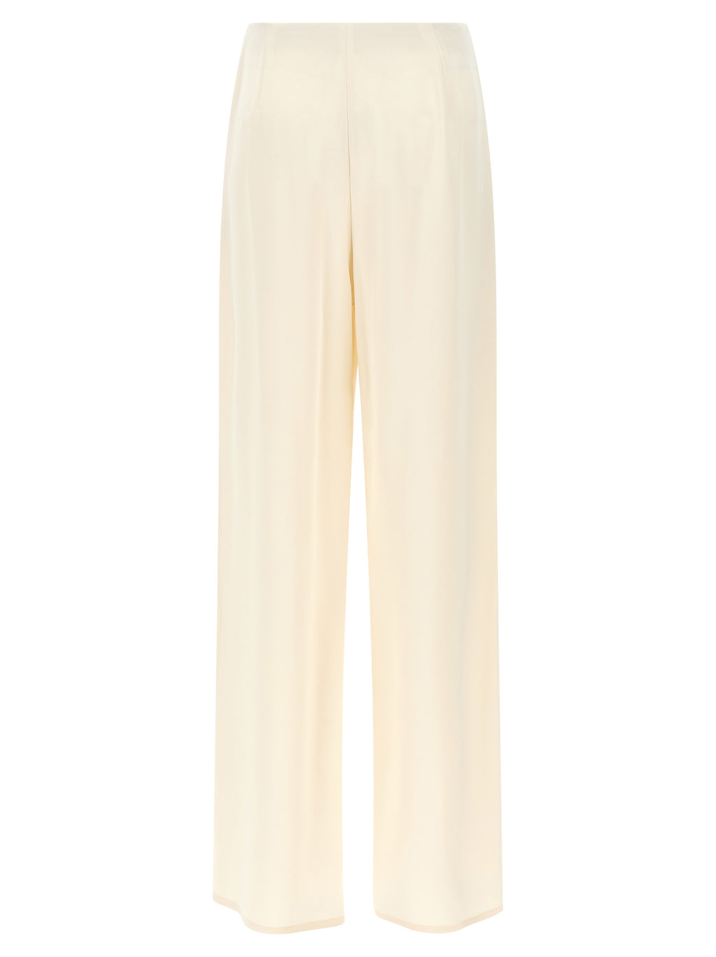 Weiße Seidenhose für den Alltag