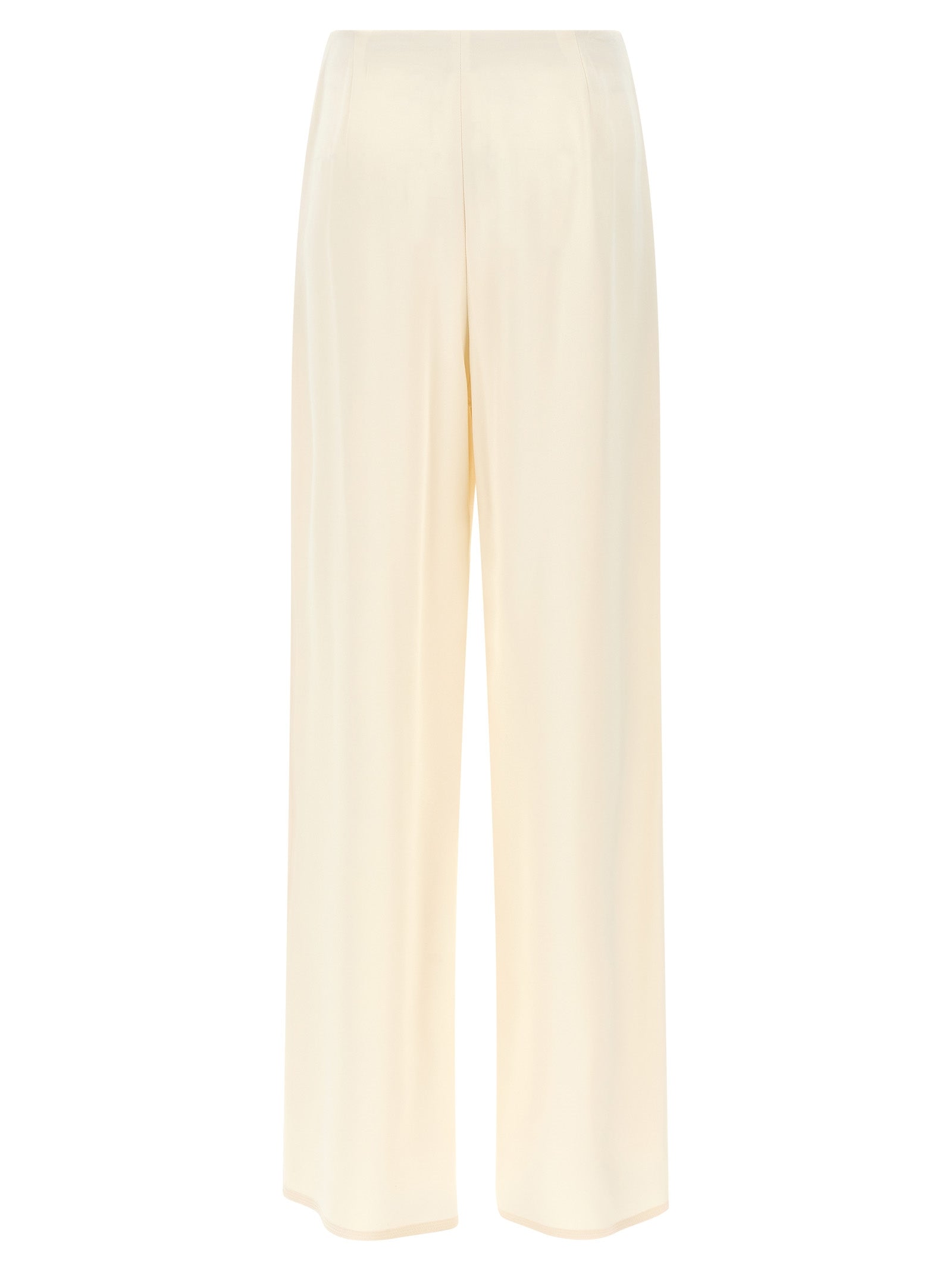 Weiße Seidenhose für den Alltag