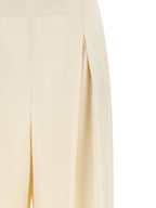 Weiße Seidenhose für den Alltag