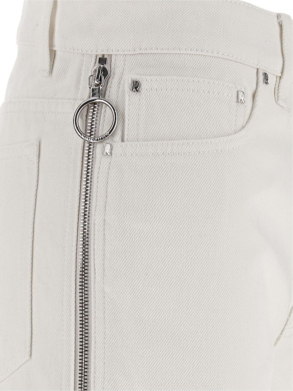 Weiße Jeans aus Baumwolle