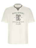 Weißes Baumwoll-T-Shirt