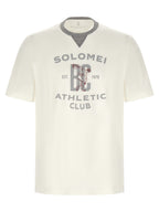 Weißes Baumwoll-T-Shirt