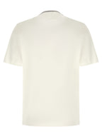 Weißes Baumwoll-T-Shirt