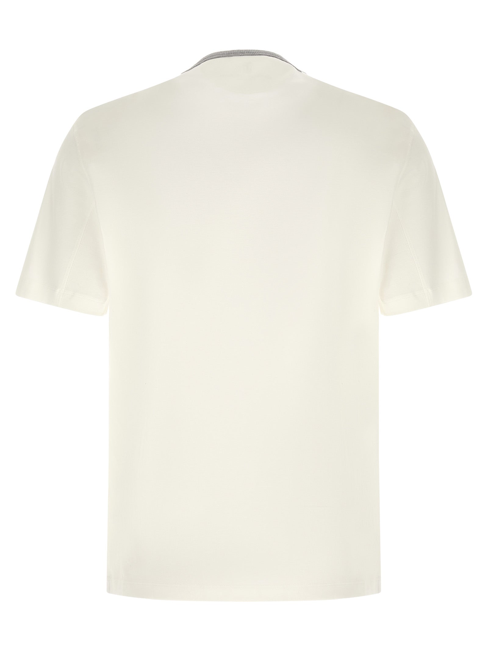 Weißes Baumwoll-T-Shirt