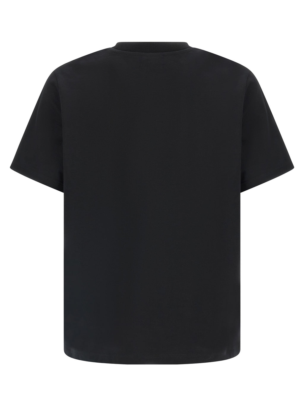 Schwarzes Bio-Baumwoll-T-Shirt